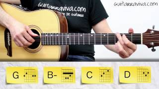 Como tocar MANA Vivir Sin Aire guitarra Tutorial Arpegios acústica y criolla acordes maná [upl. by Nancee]