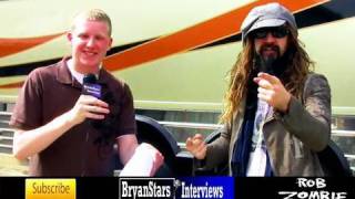 Rob Zombie Interview Rockfest 2010 [upl. by Bret]