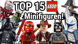 Die TOP 15 besten LEGO Minifiguren aller Zeiten [upl. by Ennayelhsa]