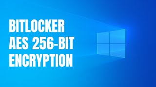 How to make BitLocker use AES 256bit encryption on Windows 11 [upl. by Domela]