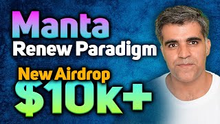 How to Get Free Manta Airdrop TokensManta Renew Paradigm Complete Guide  Crypto1O1 [upl. by Anstice]