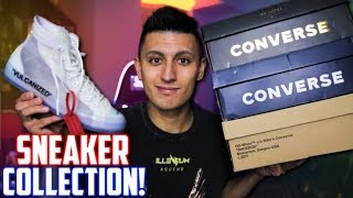 My Entire CONVERSE Sneaker Collection WORTH 5000  SneakerTalk [upl. by Karub253]