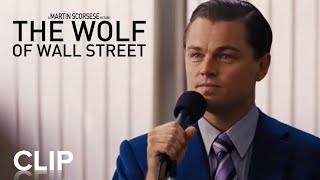 THE WOLF OF WALL STREET  quotNot Leavingquot Clip  Paramount Movies [upl. by Nauqyt]