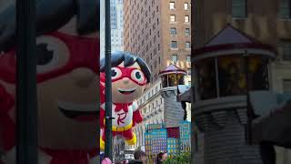 We Saw Red Titans Giant Balloon Flying High At The Macy’s Thanksgiving Day Parade For The 1st Time [upl. by Myles92]