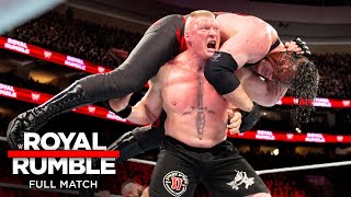 FULL MATCH  Lesnar vs Strowman vs Kane – Universal Title Triple Threat Match Royal Rumble 2018 [upl. by Ogeid539]