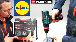 TEST PARKSIDE nouvelle visseuse 12V avec mandrin amovible  PBSA 12 D4 [upl. by Modnarb]