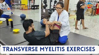 Transverse Myelitis Exercises for Core Strengthening amp Spinal Cord Inflammation transversemyelitis [upl. by Ahsirpac399]