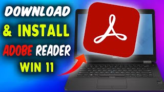 How To Download and Install Adobe Acrobat Reader on windows 11 Tech Tutorial2024 [upl. by Simson263]