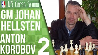 Learning from GM Anton Korobov w GM Hellsten [upl. by Sukey152]