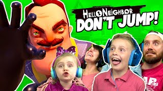 Try not to JUMP KCity Plays Hello Neighbor [upl. by Lertnek]