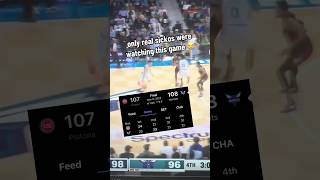 the Pistons and Hornets were playing like its Game 7 😭 hornets pistons [upl. by Ybloc]