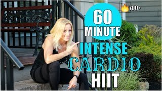 60 Minute Advanced Cardio Workout  No Equipment Cardio Hiit  Burn 700 Calories [upl. by Delisle]