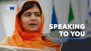 Malala Yousafzai speech on education  European Parliament [upl. by Eiramnerual988]