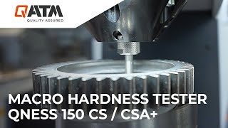 Macro Hardness Tester Qness 150 CS  CSA  QATM [upl. by Drucie]