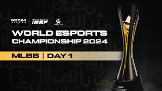 🔴 LIVE  IESF WEC 2024  MLBB DAY 1  English [upl. by Monique]