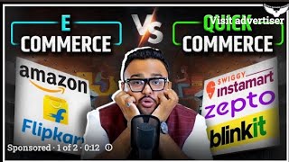 अब कौन होगा Online Market का King Quick Commerce vs ECommerce  Case Study [upl. by Elsilrac673]