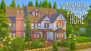 Windenburg Family Home 🌲  Sims 4 Speed Build [upl. by Ennayhc816]