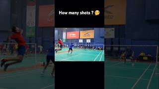 Longest badminton rally 😍🏸 badminton sports shorts youtubeshorts [upl. by Marchese]