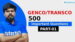 GENCO TRANSCO 500 Important Questions With Explanations Part01  tsgenco tstransco genco [upl. by Elatsyrk]