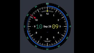 watchface Einzeigeruhr Saphir K [upl. by Avivah]