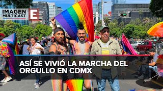 Así se vivió la Marcha del Orgullo en CDMX [upl. by Pasadis]