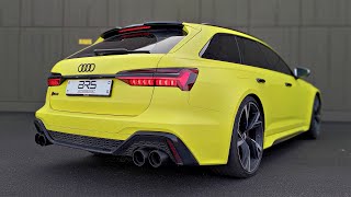 2021 Audi RS6 with Capristo Carbon Edition Exhaust 🟨  Accelerations Dyno Pulls OnBoard amp More [upl. by Cynthie]