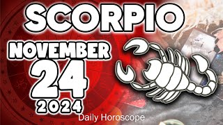 𝐒𝐜𝐨𝐫𝐩𝐢𝐨 ♏ 😆💲TOO STRONG FORTUNE SMILES ON YOU🤑💲 Horoscope for today NOVEMBER 24 2024🔮 horoscope new [upl. by Novi]