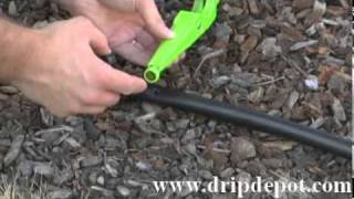 How to Use the Punch n Cut Drip Irrigation Tool [upl. by Hametaf]