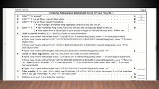 How To Fill Out W4 To Minimize Tax Liabilities [upl. by Akinohs943]