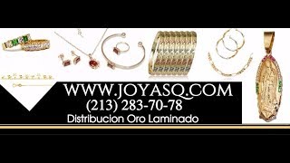 JOYERIA Oro laminado Brasileno venta MAYOREO [upl. by Ruckman214]