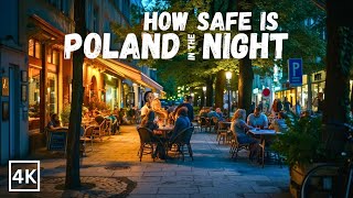 Night Walk in Wrocław Poland  4K HDR Walking Tour [upl. by Danyelle]