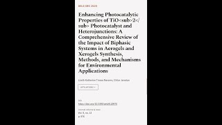 Enhancing Photocatalytic Properties of TiO2 Photocatalyst and Heterojunctions A Comp  RTCLTV [upl. by Mavra]