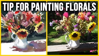 How to Paint Flowers WITHOUT Painting Actual Flowers [upl. by Saraiya228]