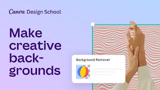 How to make Creative Backgrounds  Photo Editing on the Canva App [upl. by Adnoek]