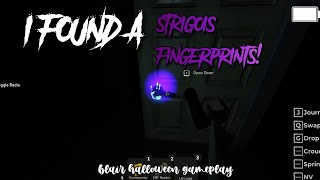 I found a STRIGOIS fingerprints and won in 40 SECONDS roblox blair scary [upl. by Bebe587]