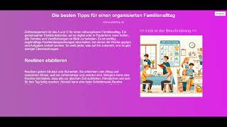 Die besten Tipps für einen organisierten Familienalltag [upl. by Aidul93]