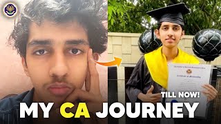 From CA Foundation to CA Finals 🏆  My Motivational CA Journey till now 🔥  Shubham Gupta [upl. by Earesed561]