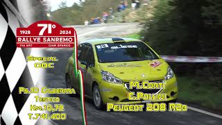 rally sanremo 24 obc corti pollini ps 10 calderara testico [upl. by Halvaard372]