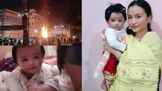 Luhongbasu chatlure yaoshang meisu thakhreFirst yaoshang thadoisana giDay BEAUTY manipuri vlog [upl. by Annaeel]