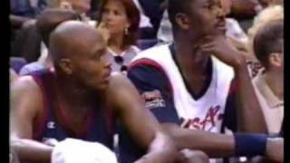 1996 Team USA Dream Team III vs China [upl. by Arlan]