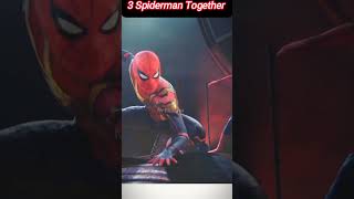 Three Spiderman together spiderman avengersendgame spidermanmovie movieclips viralshorts [upl. by Curtis]