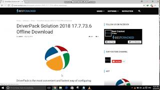 สอนดาวโหลด  how to download DriverPack Solution 2018 177736 Offline [upl. by Sirret]