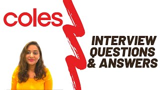 COLES Interview Question and Answers [upl. by Riella]