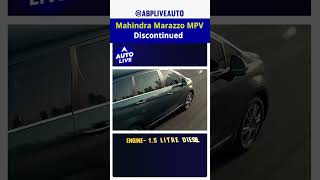 Mahindra Marazzo Discontinued  Auto Live [upl. by Repohtsirhc]