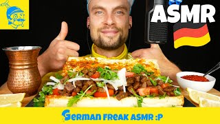 ASMR riesiges Tantuni essen 🇹🇷🇩🇪 Türkisches Essen ASMR Deutsch  GFASMR [upl. by Adey585]