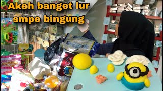 FONDANT SIMPLE DAN ENAK  PERTAMA KALINYA BELANJA BAHAN KUE KESINI LUR TERNYATA LENGKAP BGT [upl. by Ahsitra]