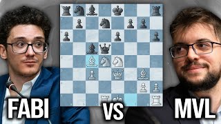 Fabiano Caruana vs Maxime VachierLagrave Candidates 2021 [upl. by Panayiotis]