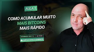 AULA 1  Como Acumular Muito Mais Bitcoins Mais Rápido com Opções [upl. by Anelrac147]