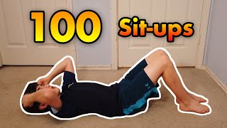 HOW TO Do 100 SitUps  Sit Ups for beginners 6 pack abs  FullTimeNinja [upl. by Janet216]