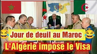 Algerie Kabylie Jour de deuil au Maroc LAlgérie impose le Visa aux marocains [upl. by Nabalas]